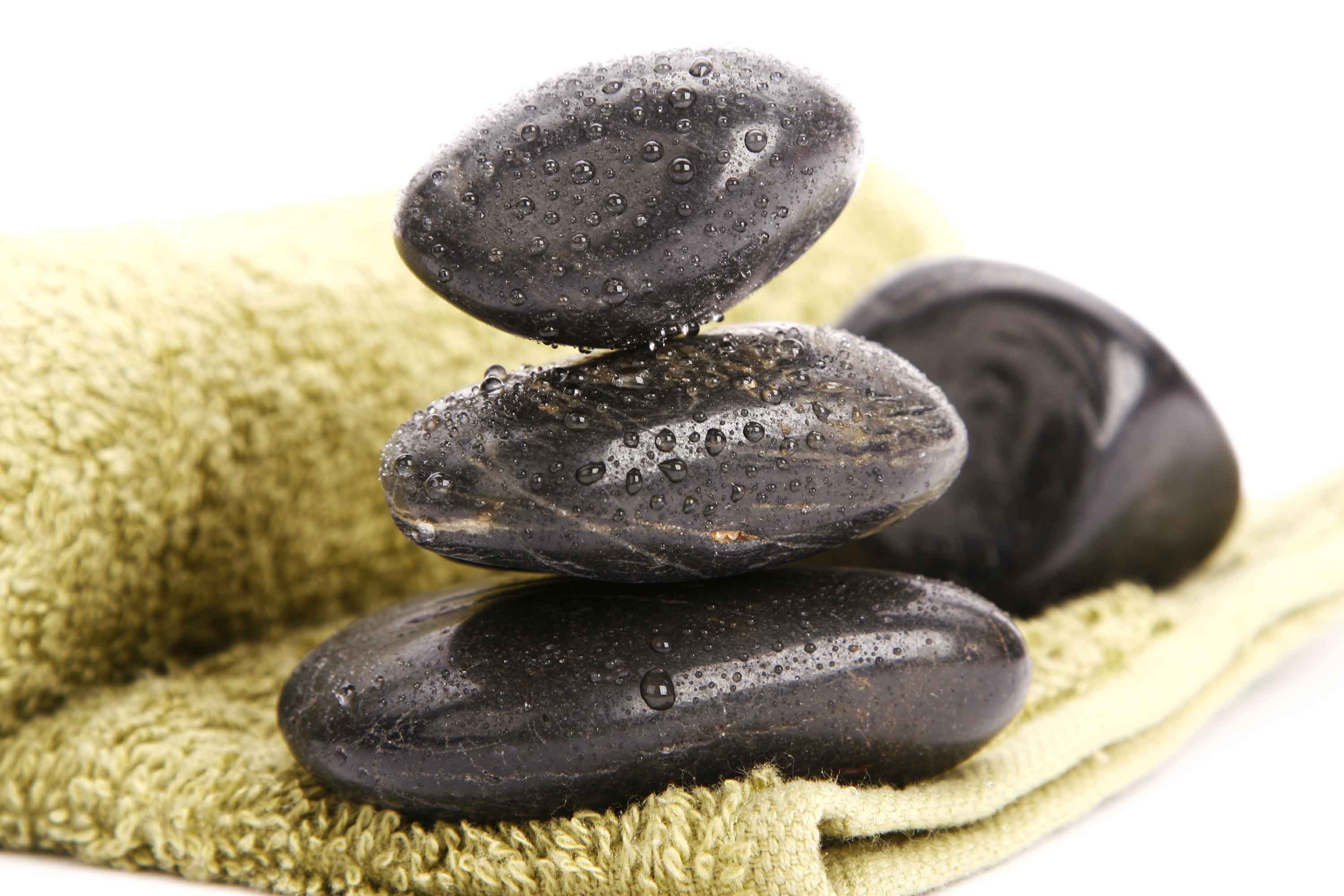 Juego de piedras de basalto para masaje "hot stones"